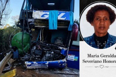 Maria Geralda Severiano Honorato será velada e enterrada no Cemitério Santana, em Mariana, na Região Central de Minas Gerais -  (crédito: CBMMG/Divulgação/Prefeitura de Mariana)