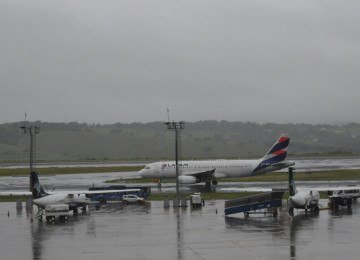 O voo LA3039, operado por um Airbus A320, decolou às 9h39 -  (crédito: Gladyston Rodrigues/EM/D.A Press - Imagem de arquivo)