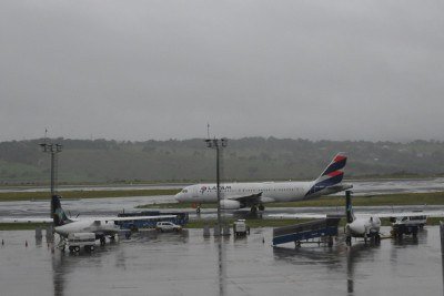 O voo LA3039, operado por um Airbus A320, decolou às 9h39 -  (crédito: Gladyston Rodrigues/EM/D.A Press - Imagem de arquivo)