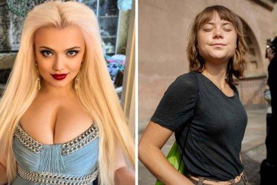 Beata MonaLisa quer seguir carreira na música e não se envolve no ativismo ambiental da irmã mais velha, Greta Thunberg
 -  (crédito: Redes sociais / AFP)