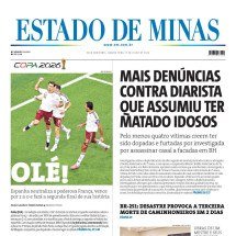 Capa impressa do Estado de Minas de 15/7/2026 -  jwilsoncarvalho.mg