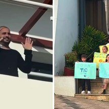 Grupo de crianças surpreende primo no hospital com serenata - Redes sociais