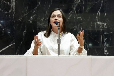 Deputada passa a usar bot&atilde;o do p&acirc;nico depois de soltura de homem condenado por amea&ccedil;ar de morte e viol&ecirc;ncia sexual parlamentares mineiras -  (crédito: William Dias/ALMG)