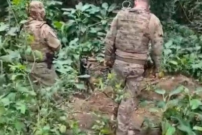 Polícia acha cabeça em possível cemitério clandestino de traficantes no Rio -  (crédito: Tupi)