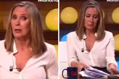 Apresentadora deixou programa ao vivo e acusou colega de assédio moral -  (crédito: Redes sociais)