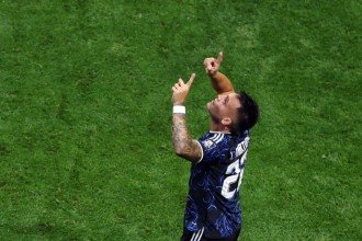 Lautaro não contém emoção por gol decisivo e exalta poder da Argentina: Nunca se acomoda