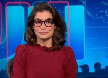 Renata Vasconcellos teria se programado para deixar a bancada do 'Jornal Nacional' em 2027 -  (crédito: Reprodução)
