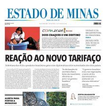 Capa impressa do Estado de Minas de 17/7/2026 -  jwilsoncarvalho.mg