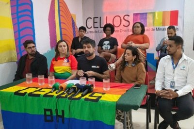 Coletiva na sede do Cellos-MG detalha atrações da Parada LGBTQIA+ 2026 -  (crédito: Izabella Caixeta/EM/D.A Press)
