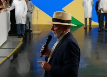 Lula, em pronunciamento realizado no Instituto Nacional de Traumatologia e Ortopedia (INTO), no Rio de Janeiro, reforçou o interesse em fazer uma 'guerra'  -  (crédito: Reprodução/Youtube Lula)