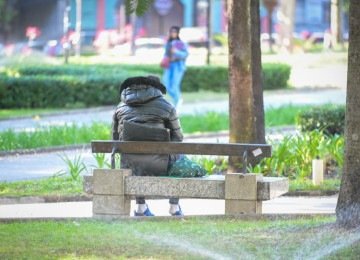 'Sextou' mais frio do ano atinge a capital nesta sexta-feira (17/7) -  (crédito: Leandro Couri/EM)