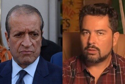 Valdemar defendeu Eduardo Bolsonaro, mas criticou a atuação de Paulo Figueiredo -  (crédito: Tulio Santos/EM/D.A.Press e Reprodução/YouTube)