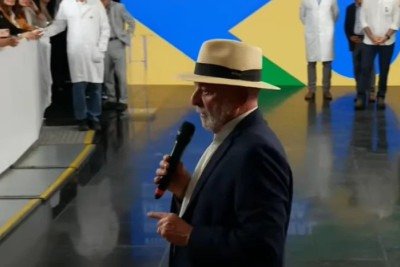 Lula, em pronunciamento realizado no Instituto Nacional de Traumatologia e Ortopedia (INTO), no Rio de Janeiro, reforçou o interesse em fazer uma 'guerra'  -  (crédito: Reprodução/Youtube Lula)