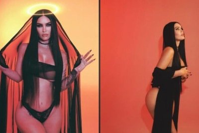 Megan Fox provoca em ensaio gótico com lingerie e empolga a web -  (crédito: Tupi)