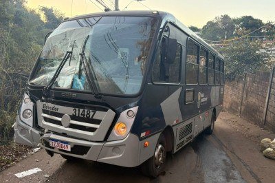 Os quatro feridos estavam no &ocirc;nibus -  (crédito: CBMMG/Divulga&ccedil;&atilde;o)