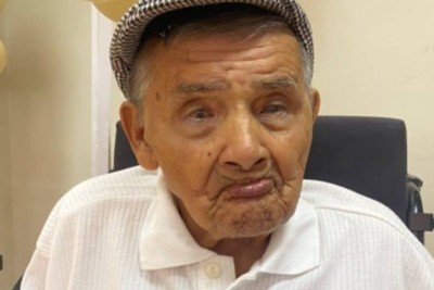 Levino da Costa de Jesus, de 119 anos, morreu nesse domingo (19/7) em Pará de Minas -  (crédito: Reprodução/Redes Sociais)