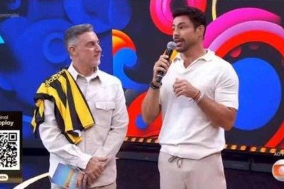 Cauã Reymond critica bets no Domingão e leva corte de Luciano Huck; assista -  (crédito: Tupi)
