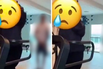 V&iacute;tima de importuna&ccedil;&atilde;o sexual em academia revisava v&iacute;deo de treino quando notou homem ao fundo em Feira de Santana -  (crédito: Redes sociais)