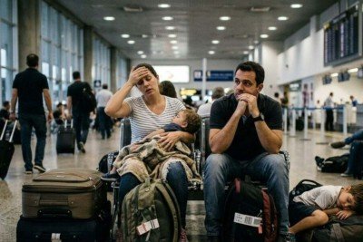 Família vive pesadelo em viagem e ganha indenização de R$ 28 mil na Justiça por descaso das aéreas -  (crédito: Tupi)