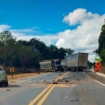 Duas pessoas morrem em acidente entre carro e carreta na BR-381 - Reprodução/Redes sociais