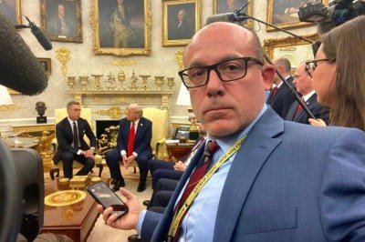 Correspondente nos EUA, o italiano Daniele Compatangelo divulgou declaração de Trump depreciativa à sua antiga aliada Giorgia Meloni -  (crédito: Facebook/Reprodução)