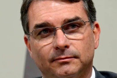 Flávio Bolsonaro: senador também tem alta taxa de rejeição, de 46%  -  (crédito: Andressa Anholete/Agencia Senado)