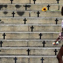 Mortes violentas caem 8,2% no país em 2025; feminicídios aumentam 4% -  Tânia Rêgo/Agência Brasil