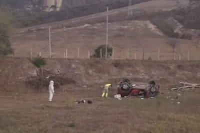 Mulher de 76 anos morre em acidente em Itaobim, no Vale do Jequitinhonha -  (crédito: Reprodução/Redes Sociais)
