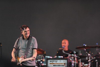 Samuel Rosa se apresentou no Prime Rock neste sábado (25/7) -  (crédito: Alexandre Guzanshe/EM/D.A Press)
