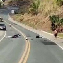 Motociclista e garupa morrem ao atropelar agente da PRF em Minas - Reprodução/Redes Sociais