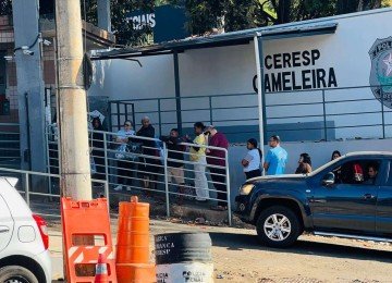 Detentos fugiram depois de construírem um buraco na parede de uma das celas do Ceresp Gameleira, na Região Oeste de BH -  (crédito: Edésio Ferreira/EM/DA Press)