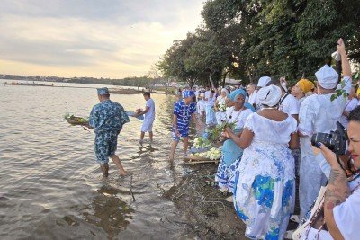 No próximo sábado, 1º de agosto, acontece o 3º Cortejo de Iemanjá, na orla da Lagoa Central, em Lagoa Santa -  (crédito: Carlos Altman/EM)