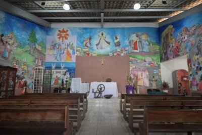 Afresco Monumental: A Igreja das Santas Pretas -  (crédito: Leandro Couri/EM/D.A Press)