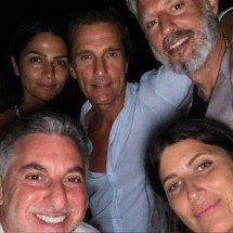 Huck e Angélica celebram amizade com McConaughey em férias na Europa - Reprodução/Instagram