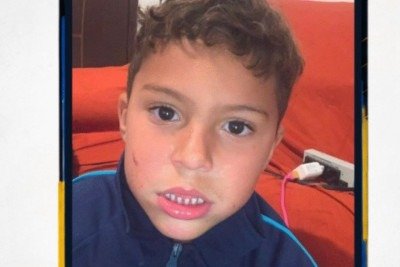 Retrato do menino Jo&atilde;o Gabriel, de 5 anos, cujo corpo foi encontrado em biodigestor ap&oacute;s tr&ecirc;s dias desaparecido em Arauc&aacute;ria -  (crédito: Divulga&ccedil;&atilde;o)