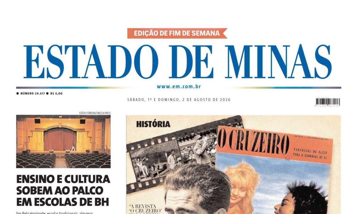 - (crédito: Capa do Estado de Minas)