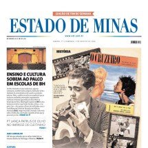 Confira a capa do Estado de Minas do dia 01/08/2026