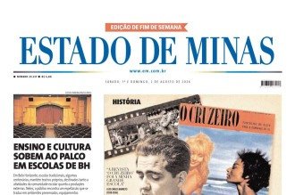 Confira a capa do Estado de Minas do dia 01/08/2026