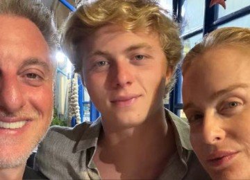 Luciano Huck e Ang&eacute;lica celebram a aprova&ccedil;&atilde;o do filho Ben&iacute;cio na faculdade Insper, expressando orgulho pela conquista -  (crédito: Redes sociais)