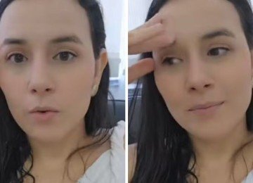 Kaline Macedo narra em v&iacute;deo as descobertas sobre a vida secreta do namorado ap&oacute;s sua morte -  (crédito: TikTok)