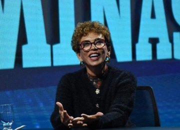 Marília Campos durante participação no EM Minas -  (crédito: Gladyston Rodrigues/EM/D.A. Press)