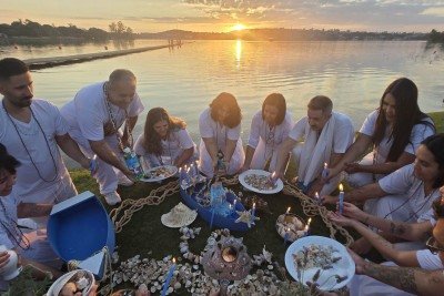 3º Cortjo para Iemanjá vai reverenciar a Rainha das Águas, em Lagoa Santa neste sábado (1/8). Evento terá barracas de comidas e shows de samba -  (crédito: Carlos Altman/EM)
