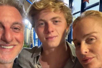Luciano Huck e Ang&eacute;lica celebram a aprova&ccedil;&atilde;o do filho Ben&iacute;cio na faculdade Insper, expressando orgulho pela conquista -  (crédito: Redes sociais)