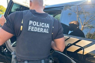 Polícia Federal (PF) prendeu suspeito em Montes Claros, no Norte de Minas Gerais -  (crédito: PF/Divulgação)