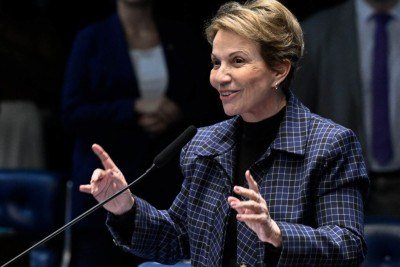 A senadora Tereza Cristina  -  (crédito: Carlos Moura/Agência Senado)