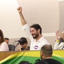 Candidatura de Gabriel Azevedo ao governo é oficializada em convenção  -   Marcos Vieira/EM/D.A Press
