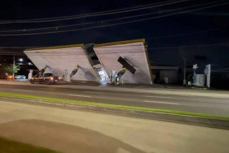 Rio registra ventos de 105 km/h e fenômeno fica entre os três mais intensos de toda a história do estado