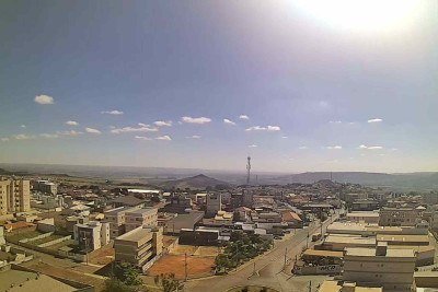 Munic&iacute;pio de Rio Parana&iacute;ba, no Alto Parana&iacute;ba &eacute; dos que enfrentar&aacute; forte seca devido a baixa umidade do ar, segundo INMET -  (crédito: Clima ao Vivo)