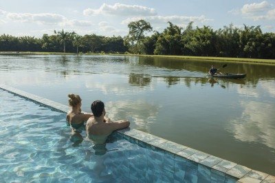 Clara Dourado Resort, em Dourado (SP), eleito por três anos consecutivos como Melhor Hotel do Brasil e América do Sul para Famílias pelo TripAdvisor -  (crédito: Clara Resorts/Divulgação)