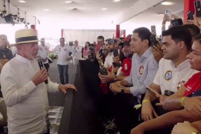 Lula discursou na convenção do PT na Bahia -  (crédito: Reprodução/YouTube)